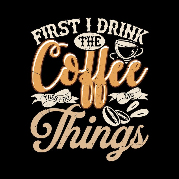Artistas de café engraçados Retro Design de camiseta de barista de café vintage