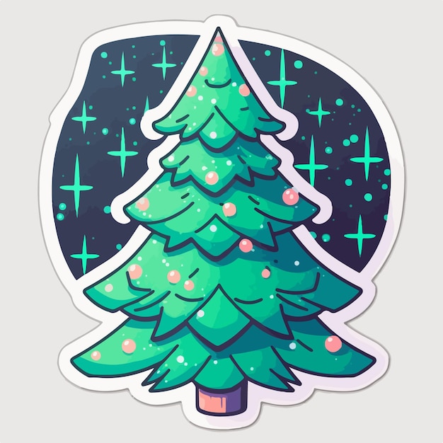 Arvore De Natal Christmas Tree Sticker - Arvore De Natal Christmas