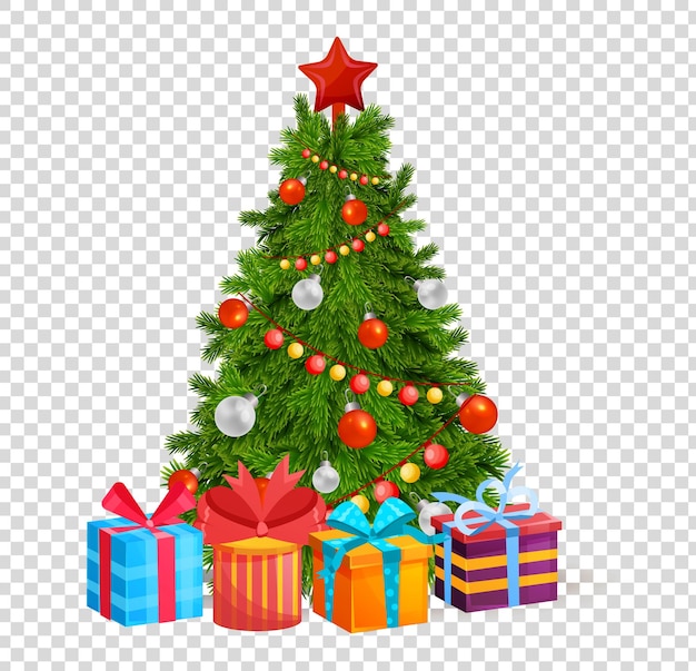 Desenho De Elemento árvore Natal PNG , Clipart De árvore De Natal, Desenho  Animado, Criativo Imagem PNG e PSD Para Download Gratuito