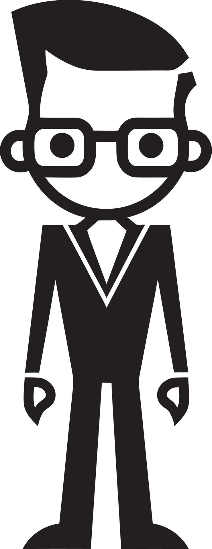 Vetor as alegres aventuras do homem de desenho animado inspiram as crianças a perseguir seus sonhos implacavelmente