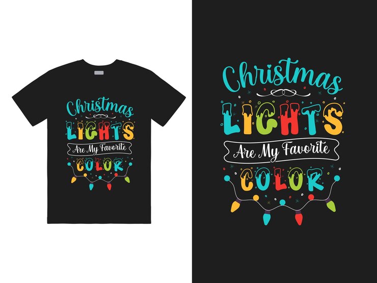 As luzes de Natal são a minha cor favorita.