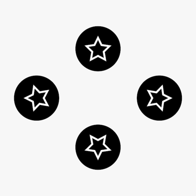 Vetor astrologia estrelas espaço planetas ilustração vetorial ícone plano conceito de logotipo isolado
