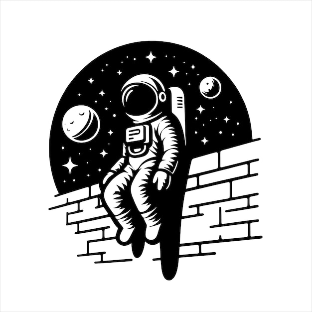 Vetor astronauta svg