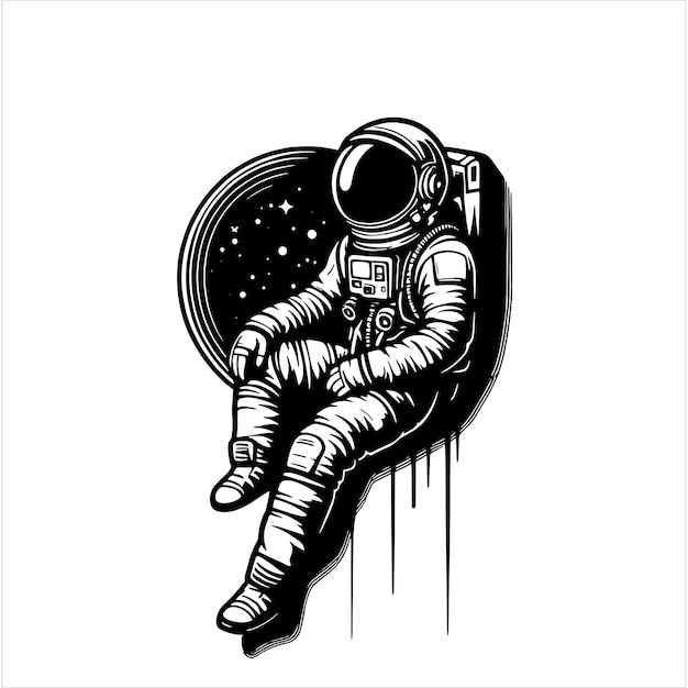 Vetor astronauta svg