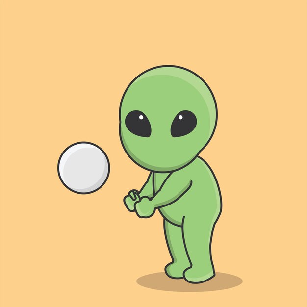 Tentando fazer um alien fofo, eu desenho no mouse, to penando pra fazer uns  planetas :\ : r/RabiscosBr