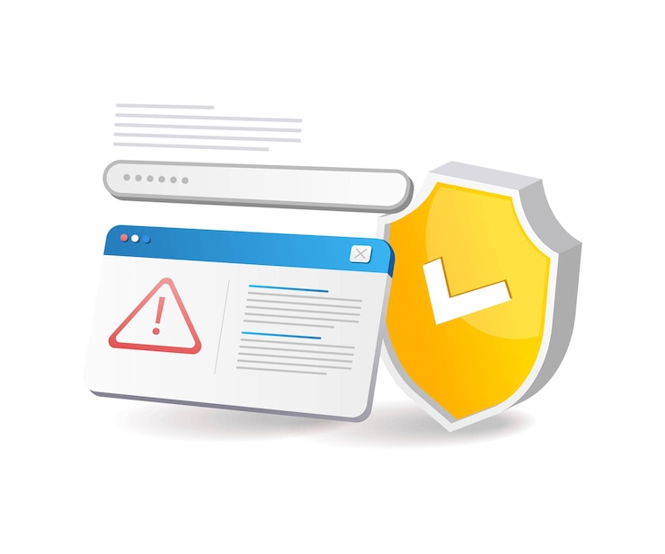 Vetor ataques de proteção contra vírus de malware