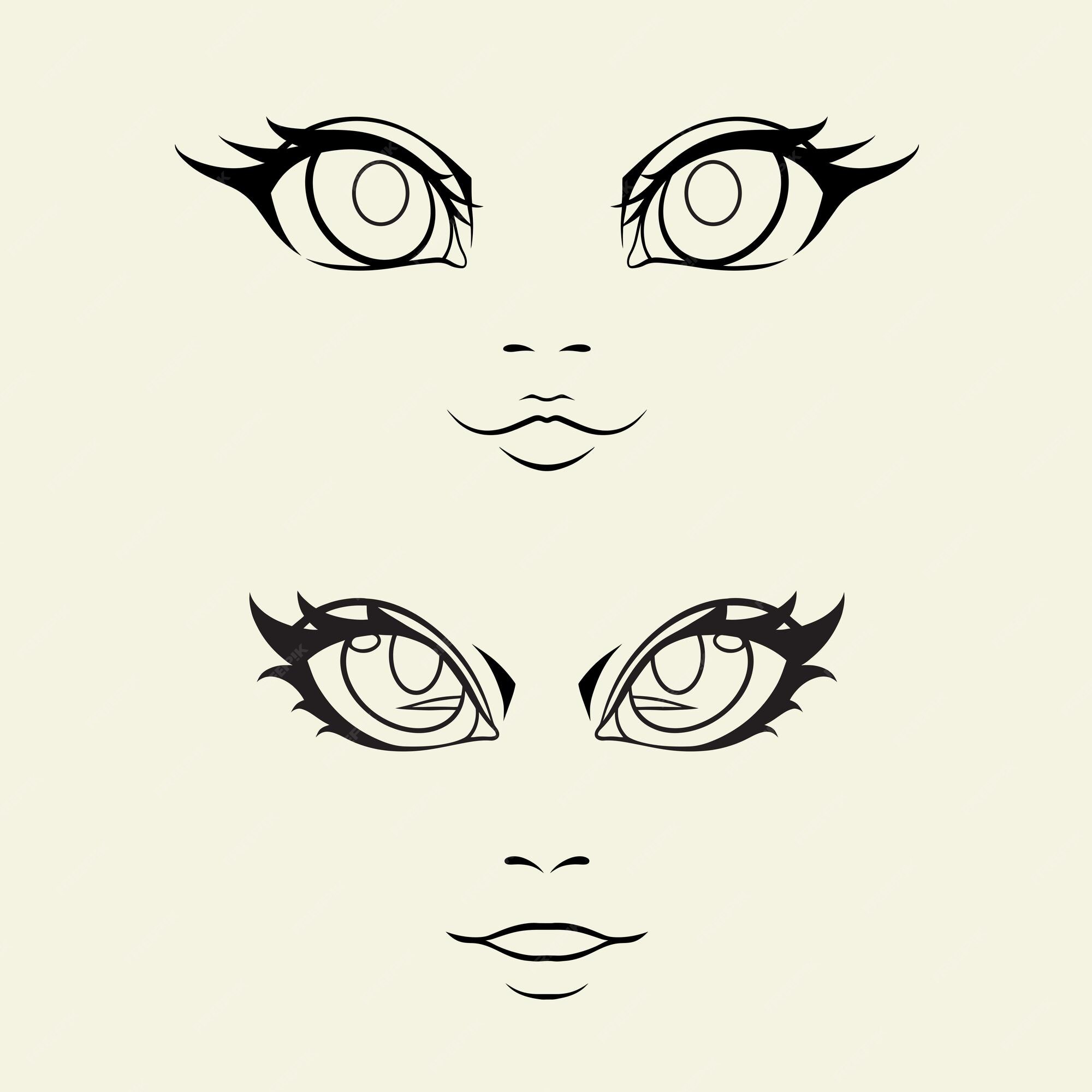 Olhos estilo Anime imagem vetorial de artshock© 33582865