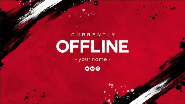 Atualmente contrair o fundo do banner com respingo abstrato