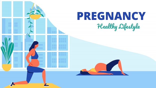 Aula de yoga para gestantes lifistile saudável