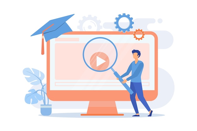 Aulas na Internet pesquisando programas educacionais universitários remotos aulas site lupa