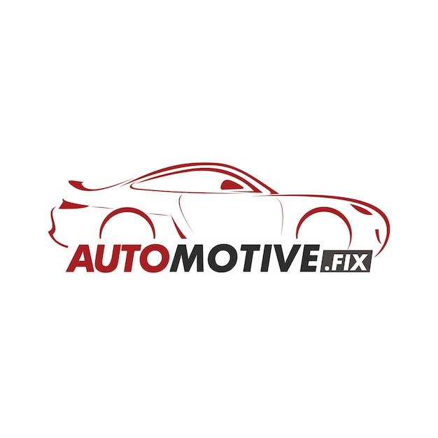 Vetor automotive gear logo logotipo perfeito para negócios relacionados à indústria automotiva