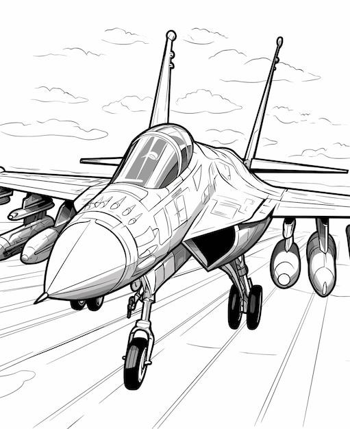 Avião de combate a jato ou avião militar isolado em aviões de fundo branco