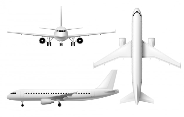 Avião, modelo de avião realista