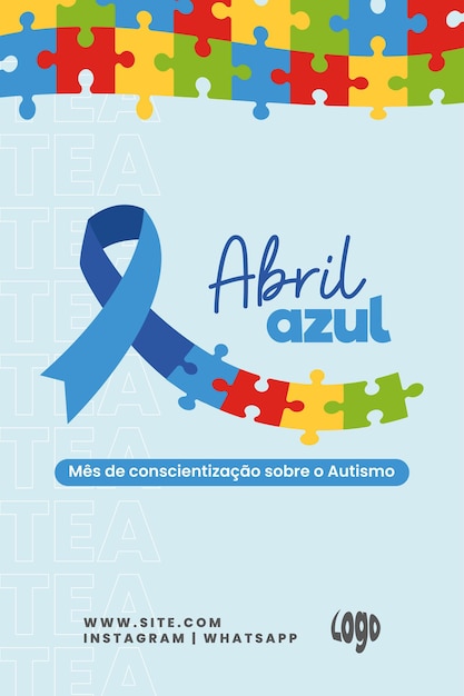 Azul Abril Autismo