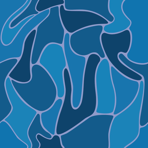 Azul abstrato de azulejo de pedra padrão sem emenda