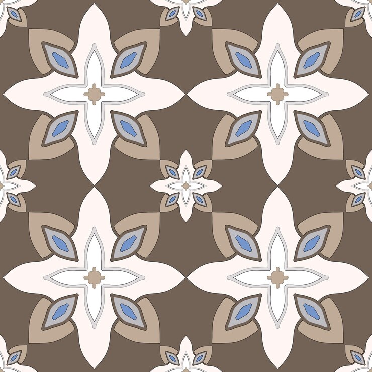Vetor azulejos decorativos portugueses ornamentados tradicionais azulejos abstratos ilustração vetorial desenhada à mão azulejos típicos telha cerâmica