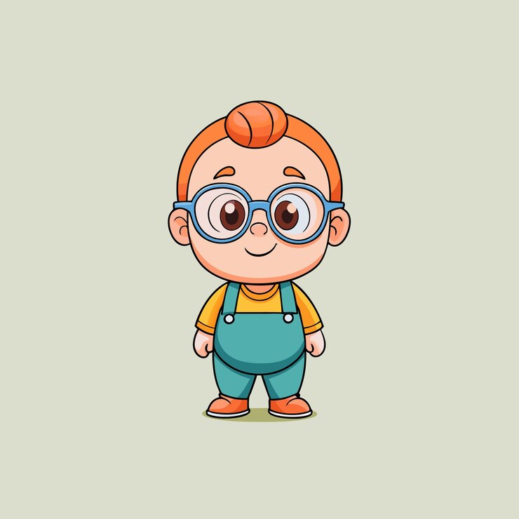 Vetor baby cartoon arte vetorial ilustração