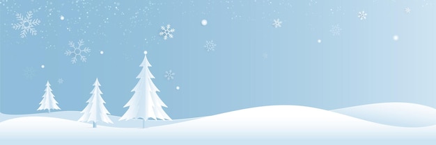 backgroundchristms treeFree space for decorationSnowflake