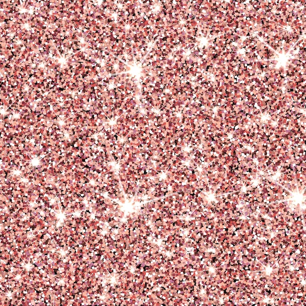 Vetor backgroung brilhante glitter rosa. textura de glitter de ouro rosa. ilustração vetorial