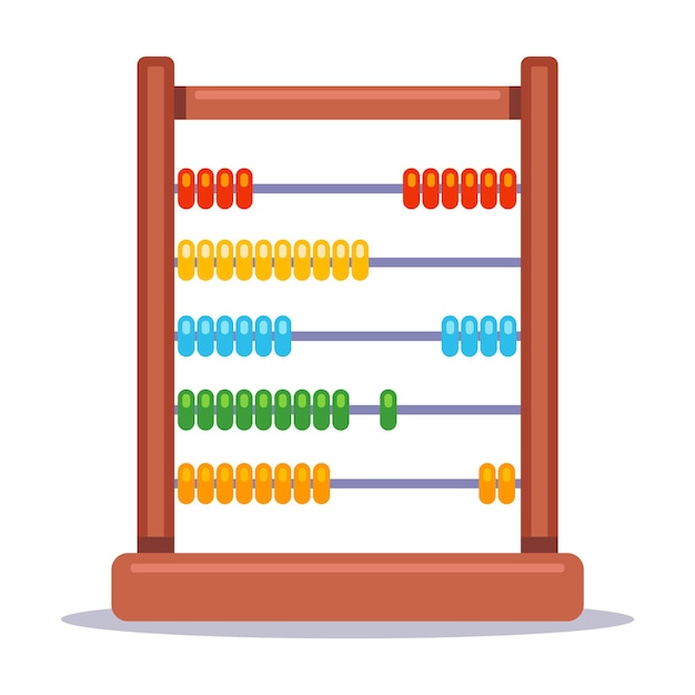 Ábaco infantil para o ensino de matemática