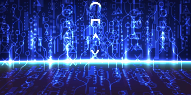 Vetor baixe e carregue o fundo de design abstrato de fluxo de dados de tecnologia sem fio