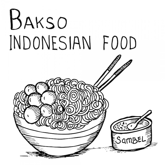 Bakso, comida indonésia