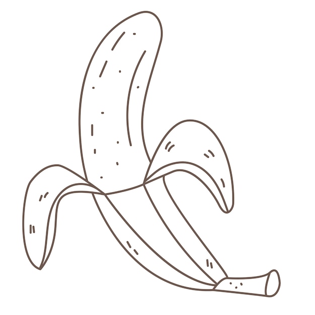 Banana descoberta em doodle