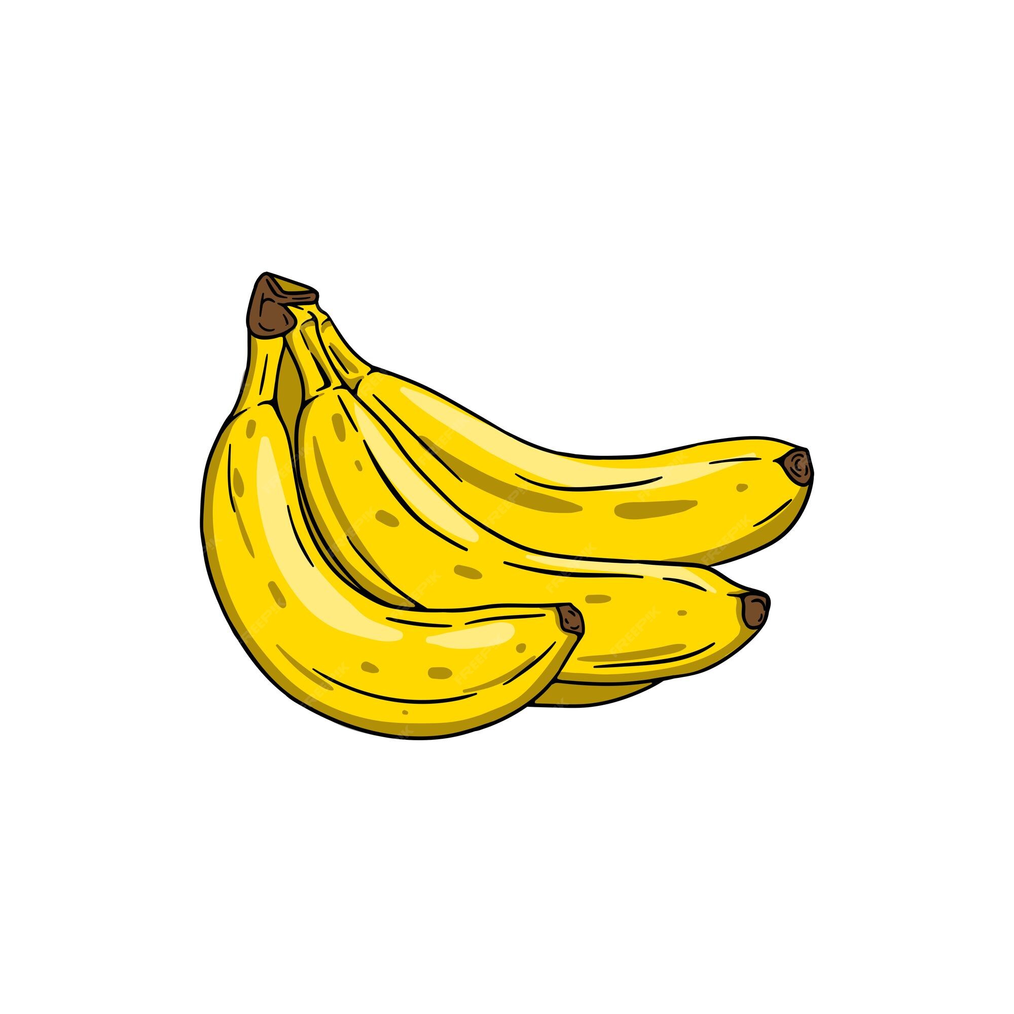 Bananas para Colorir