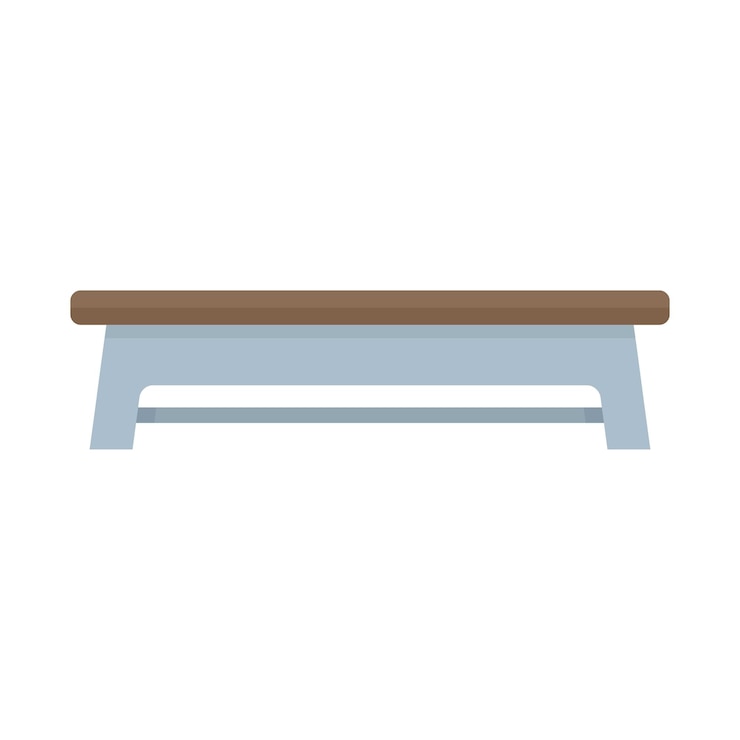 Vetor banco, ícone, ilustração plana, de, banco, vetorial, ícone, isolado, branco, fundo