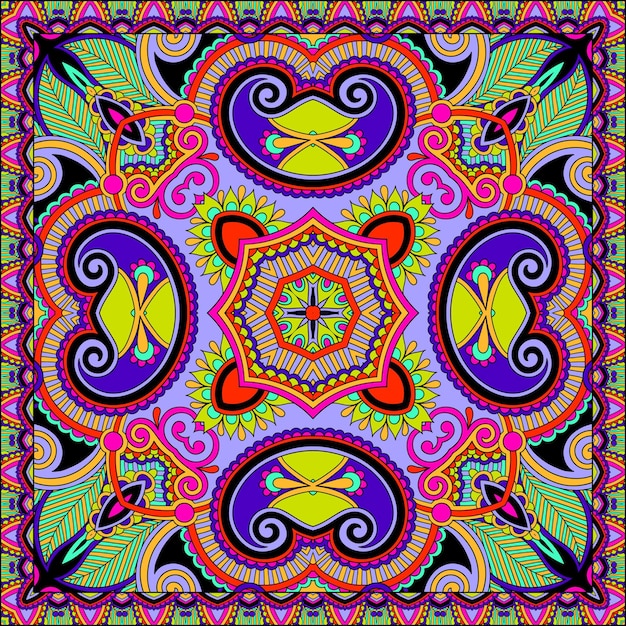 Bandana paisley floral ornamental tradicional