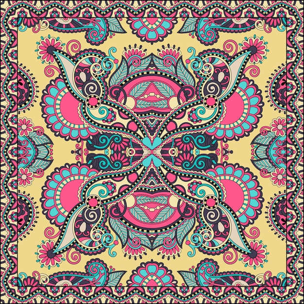 Bandana paisley floral ornamental tradicional