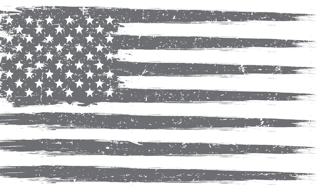 Bandeira americana vintage grunge