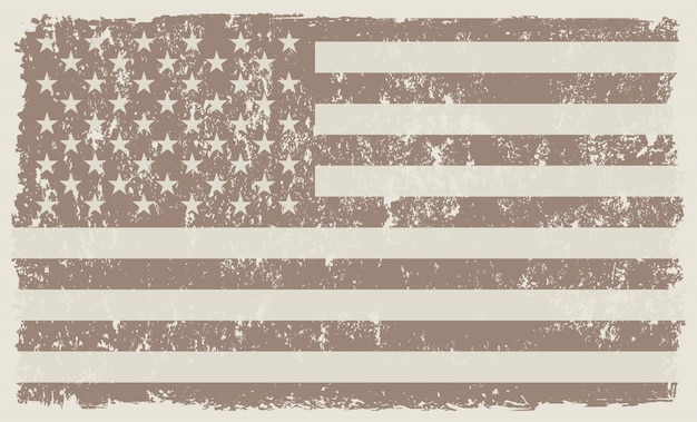 Bandeira americana vintage