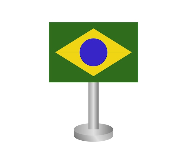 Vetor bandeira brasileira