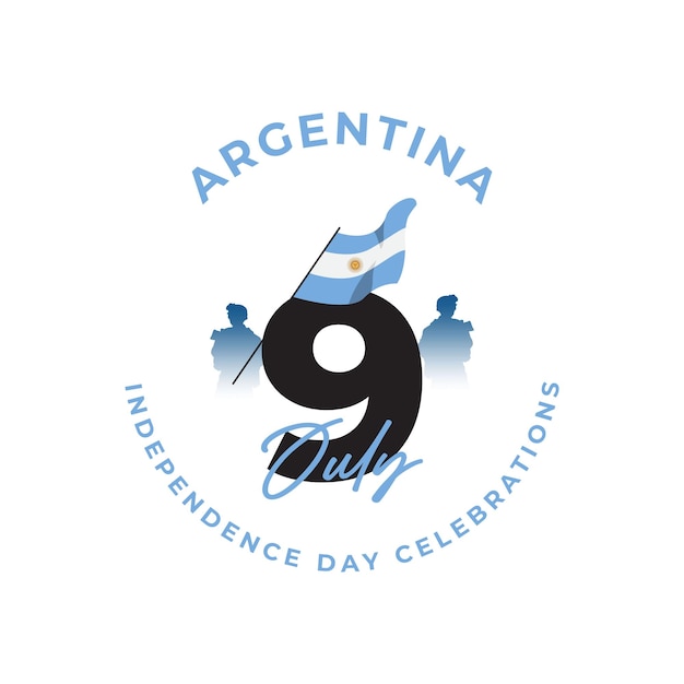 Bandeira da argentina para celebrações do dia da independência