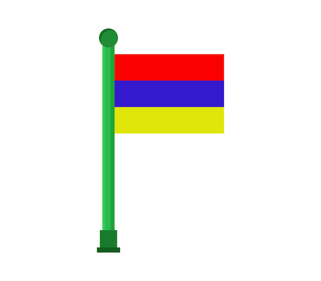 Vetor bandeira da armênia