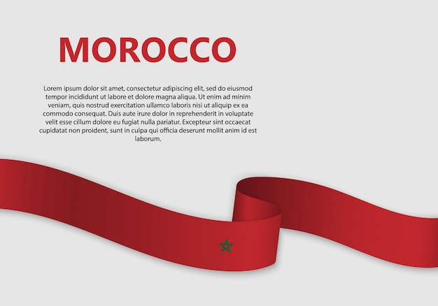 Bandeira da bandeira de Marrocos