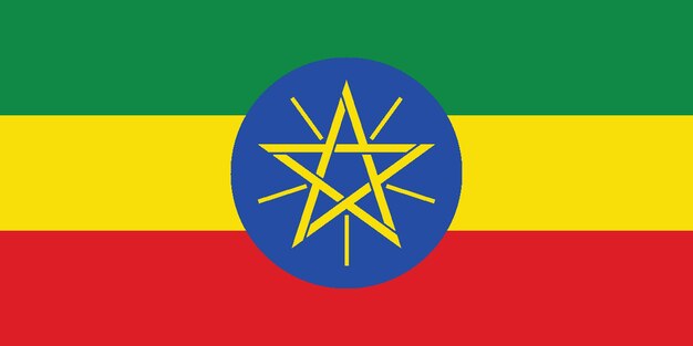 Bandeira da Nação Bandeira da Etiópia
