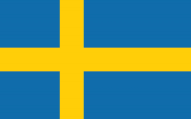 Bandeira da Nação da Bandeira da Suécia