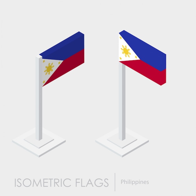 Vetor bandeira das filipinas