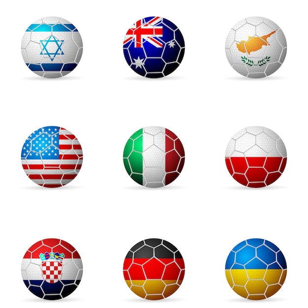 Bandeira de bola de futebol