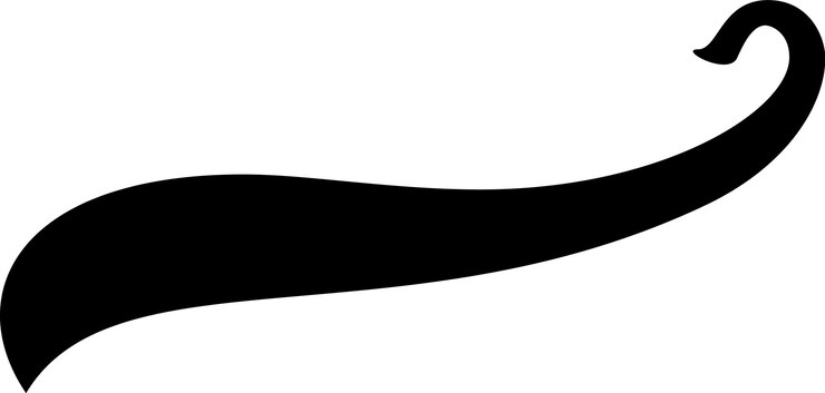 Vetor bandeira de fita negra elegante e ondulada perfeita para adicionar elegância e estilo a projetos criativos