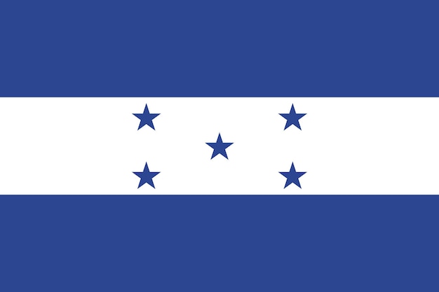 Vetor bandeira de honduras