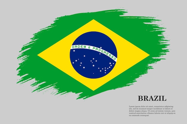 Bandeira de pincelada