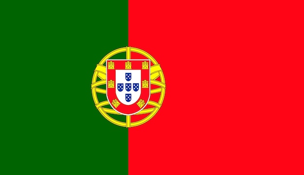 Vetor bandeira de portugal