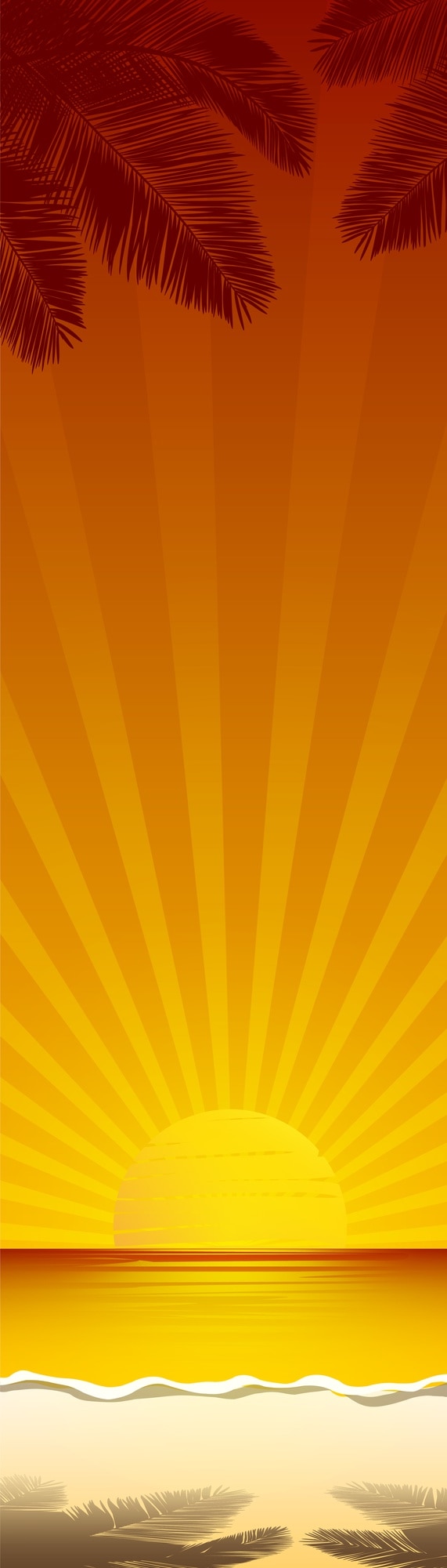 Vetor bandeira de praia