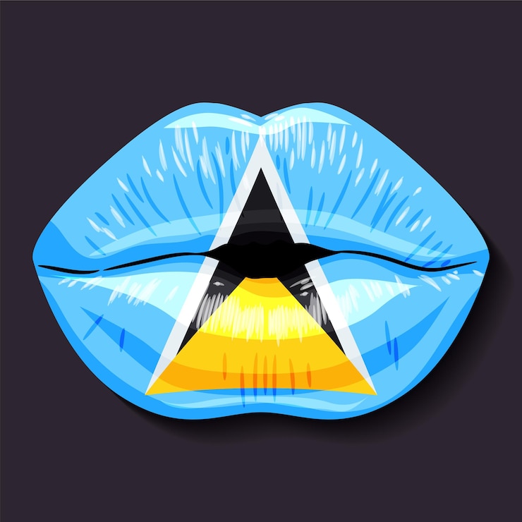 Vetor bandeira de santa lúcia