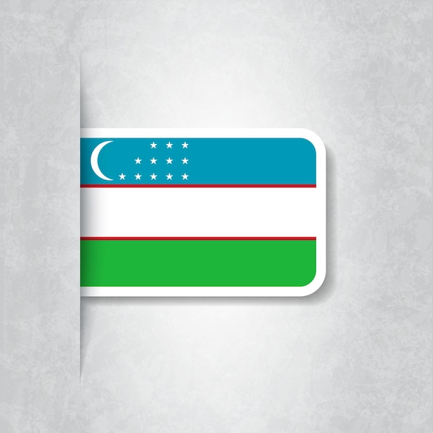 Bandeira de uzbequistão