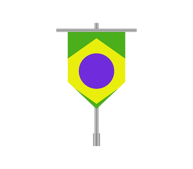 Vetor bandeira do brasil