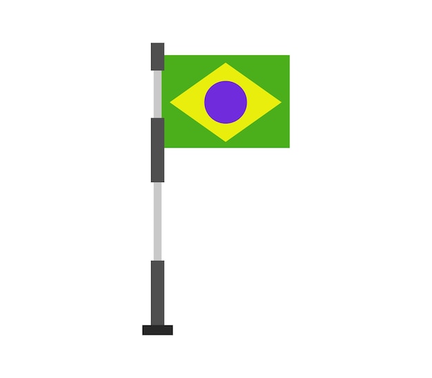 Vetor bandeira do brasil